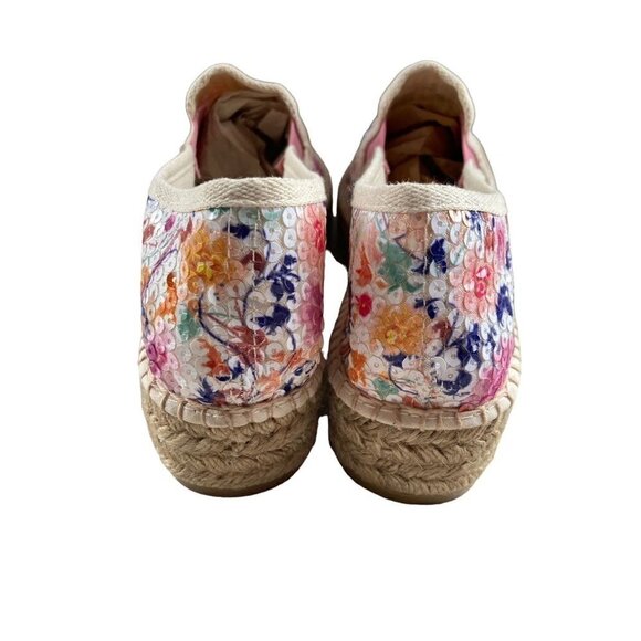 Alpargata mule de mujer con bordado floral | ROVIRA NWOT Toni Pons Fonda Floral Sequin Slip-On Espadrille Shoes Size EU 41 US 10